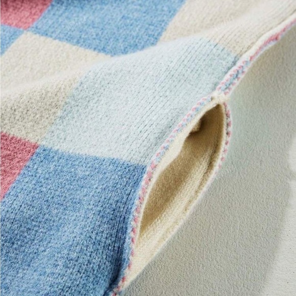 Luxe Color Block Open Front Long Sleeve Knit Sweater Cardigan - Picture 16 of 16